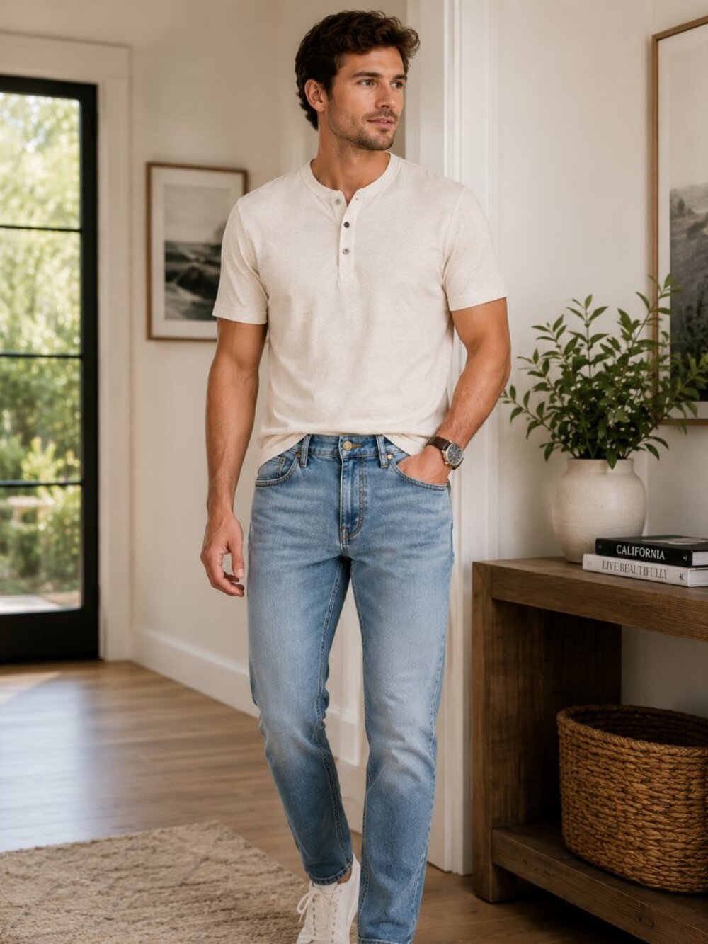 Joe’s Jeans Kinetic The Rhys Athletic Slim Jeans – Size 38